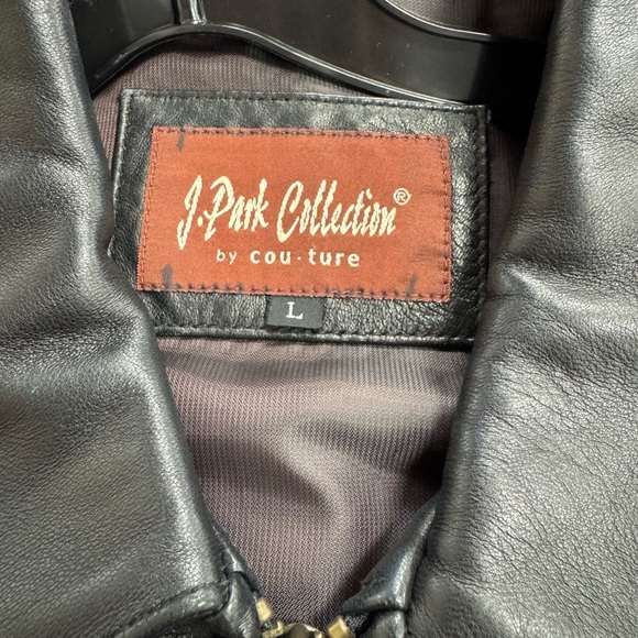 J Park Collection Men’s Lambskin Leather Coat Size L - Picture 3 of 17